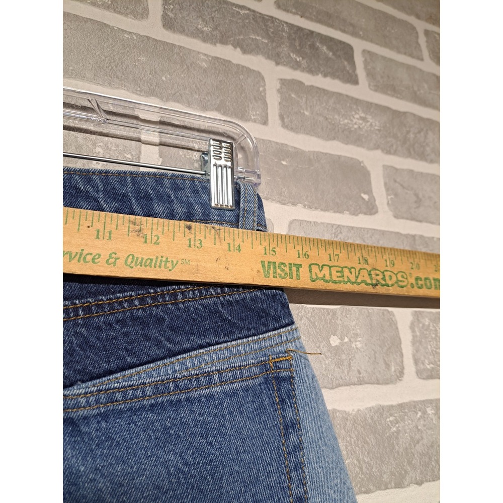 AKIRA High Rise Patchwork Jeans - Blue - Picture 7 of 8